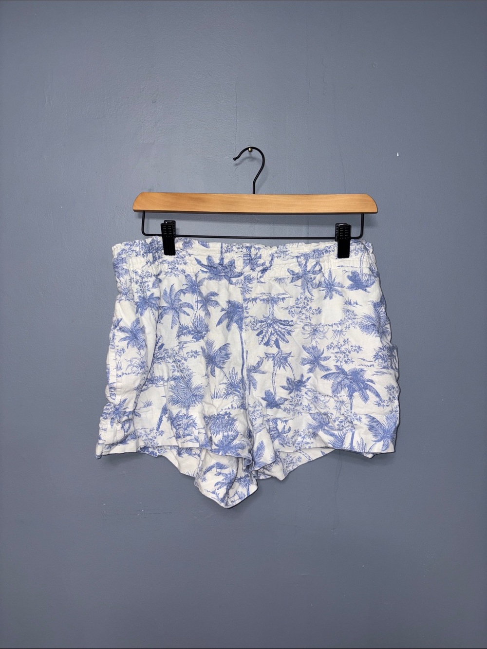 A New Day • White Printed Shorts